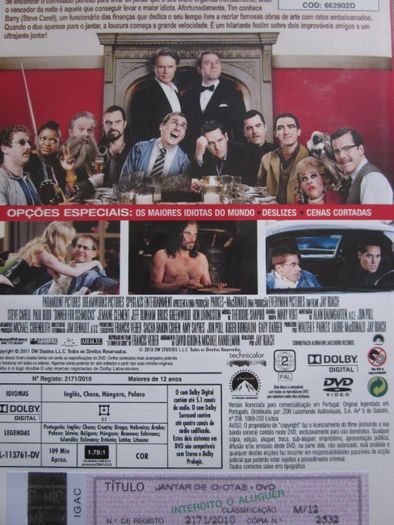 Filme "Jantar de Idiotas" (DVD)