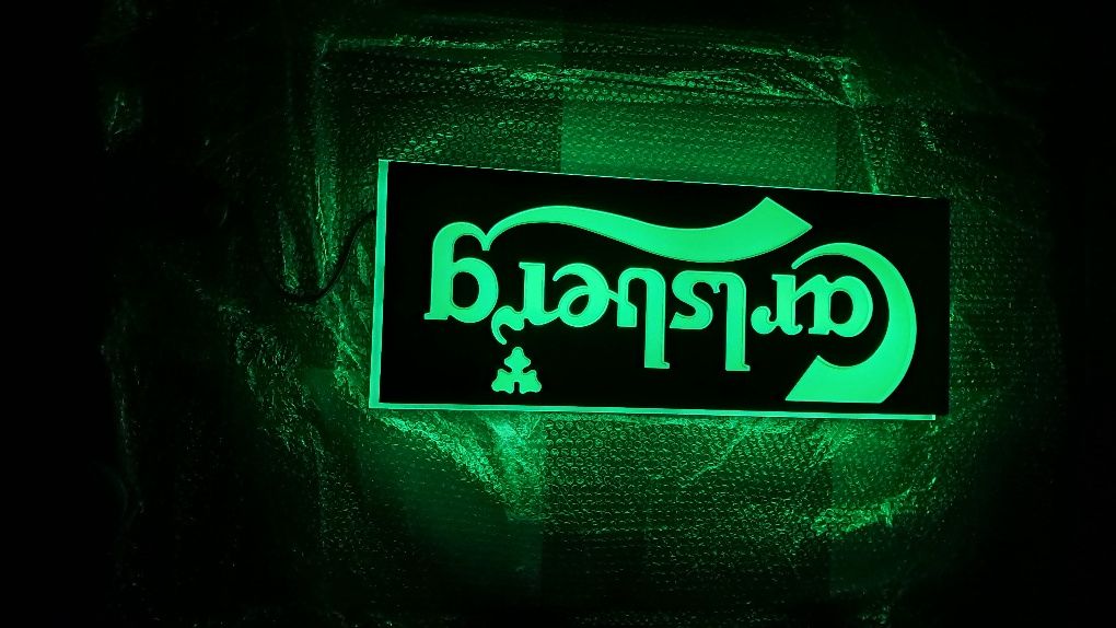 Neon plafon kaseton Carlsberg