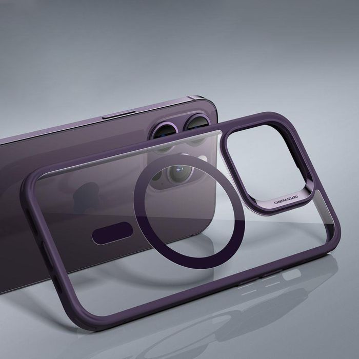 Esr Ch Halolock Magsafe Iphone 14 Pro Clear/Purple