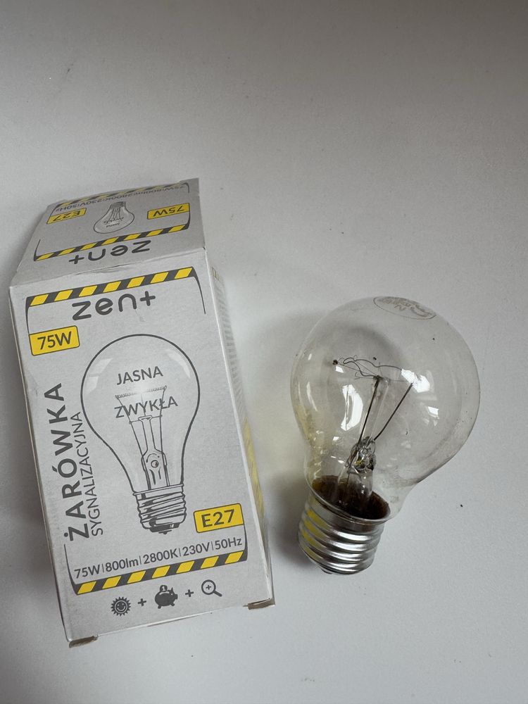 żarówki 10 sztuk zen+ 75W E27 nowe