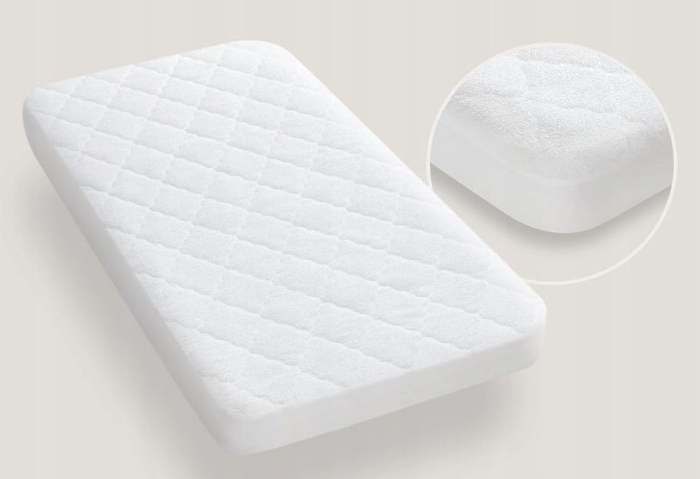 Ochraniacz na materac Frotte 60 x 120 cm biały