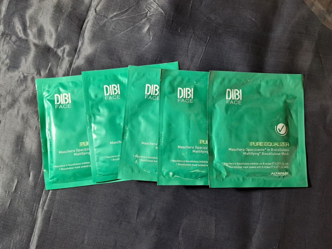 5шт*8 ml. DIBI Milano Pure. Equalizer Mattifying Biocellulose Mask.