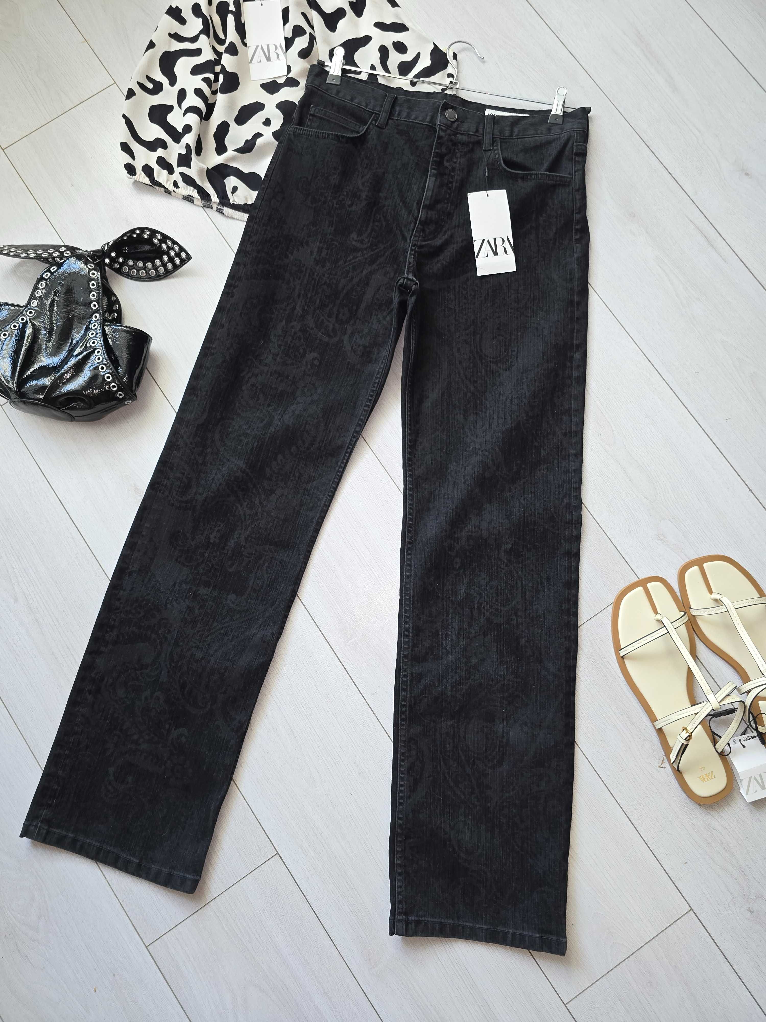 Вільні джинси Relaxed від Zara Woman, 38, 40, 46р, оригінал