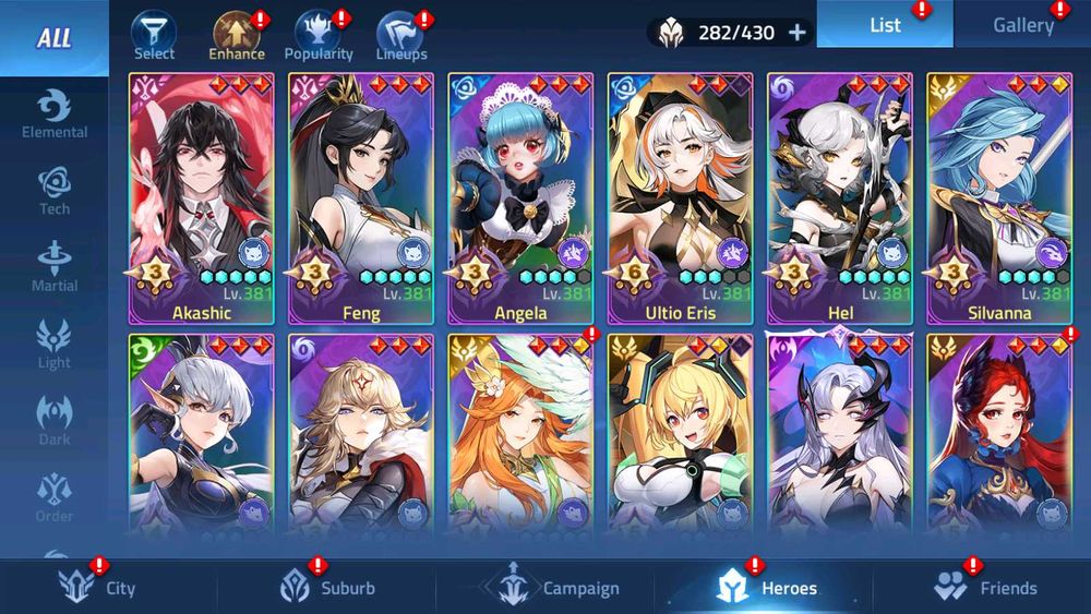 акаунт у грі MLA, ML Adventure, Mobile Legends