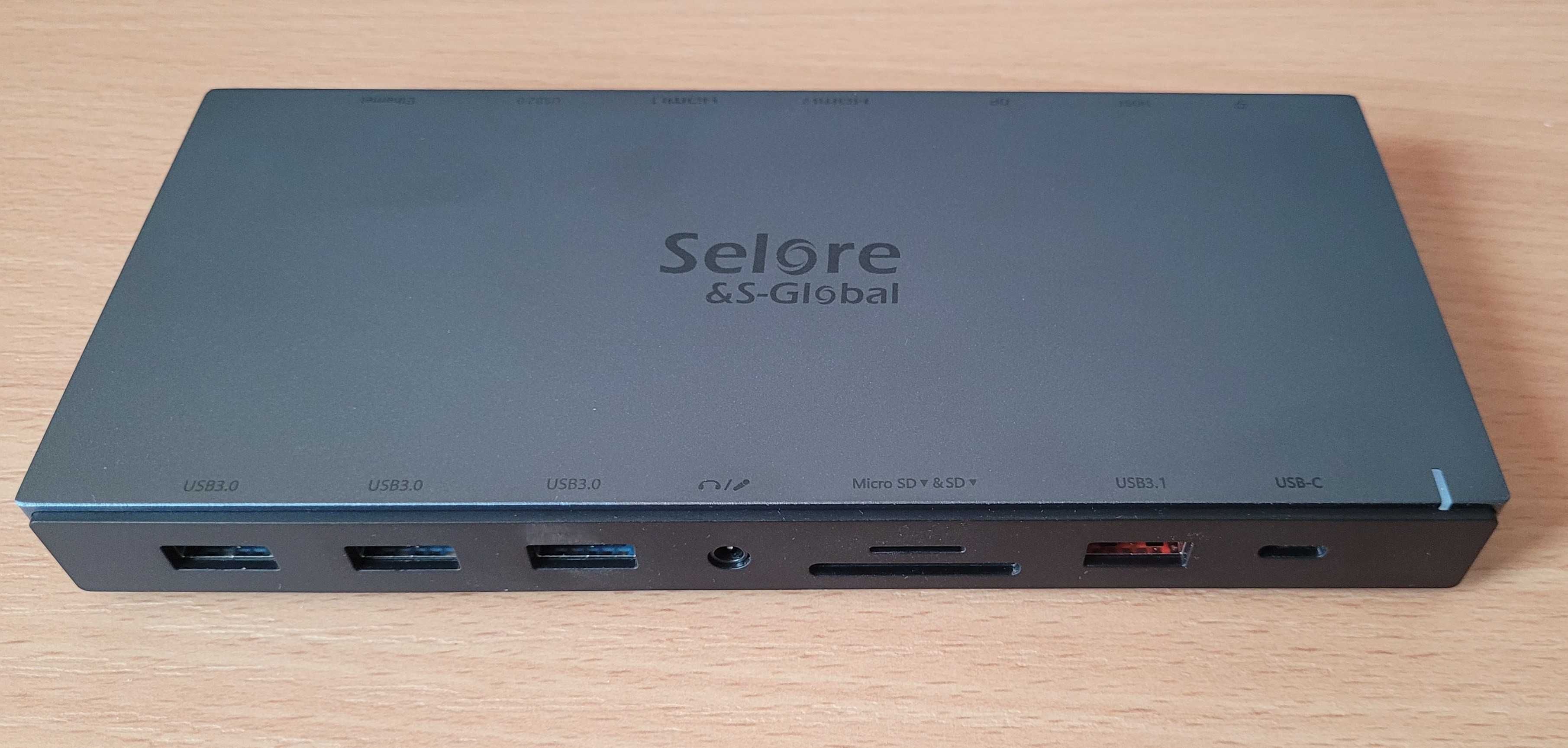 Stacja dokująca USB C 15 w 1 z zasilaczem 65W Samsung DEX