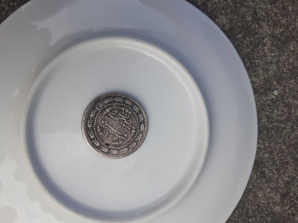 Dwie monety srebrne imperium osmanskie