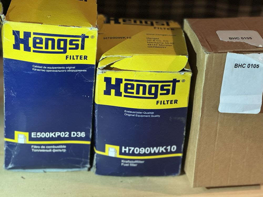 Продам фільтри с29010,RE24619, RE210857, Н7090WK10, Е500КР02