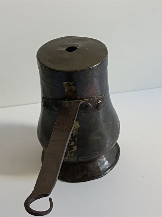 XVIII w. miedziane naczynie do czekolady.Ekspres .Muzealny ,kolekcja