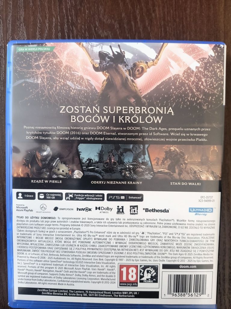 Doom Dark Ages ps5