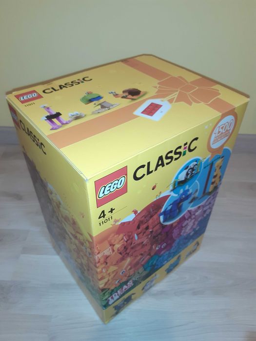 Puste pudełko Lego Classic po 11011 Bricks and Animals + instrukcja