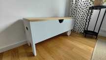 IKEA PS 1995 biała ławka ze schowkiem skrzynia szerokość 90 cm