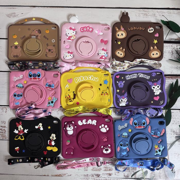 Опт Чехол силиконовый, с ремешком Apple iPad 9.7", 10.2", 10.9"