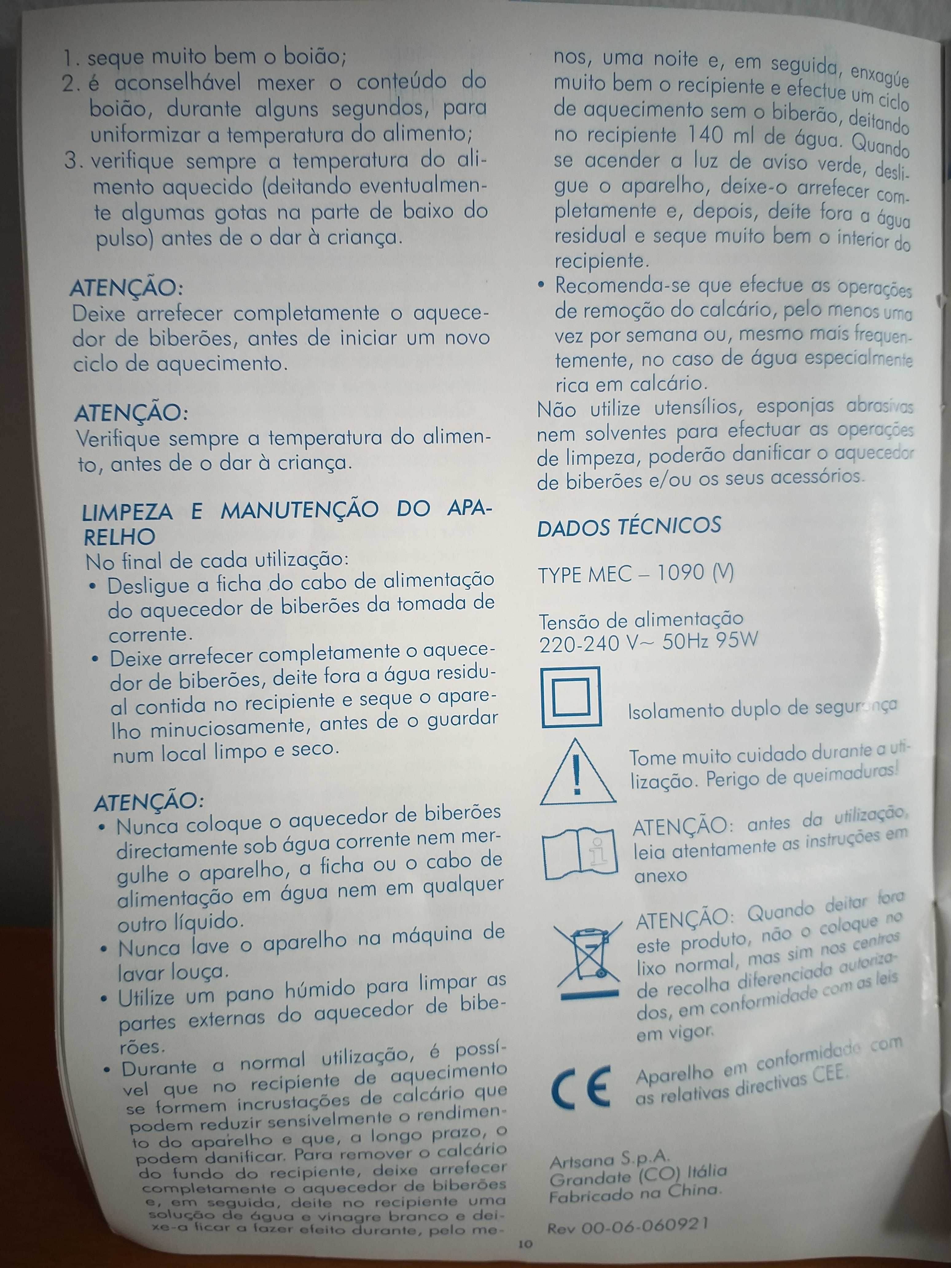 Aquecedor de biberões Neo Baby