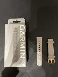 Zamszowy pasek Garmin Premium rozowe złoto