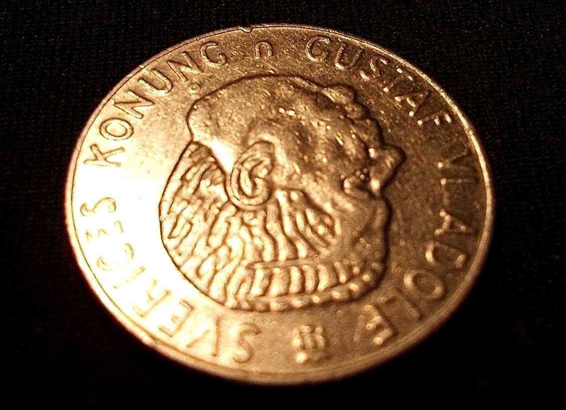 Moneta - 1 Korona - 1973r. - Gustaf VI Adolf Sveriges Konung (Szwecja)