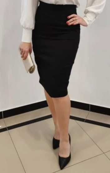 Biurowa elegancka spódnica klasyczna ołówkowa UTERQÜE r. S
