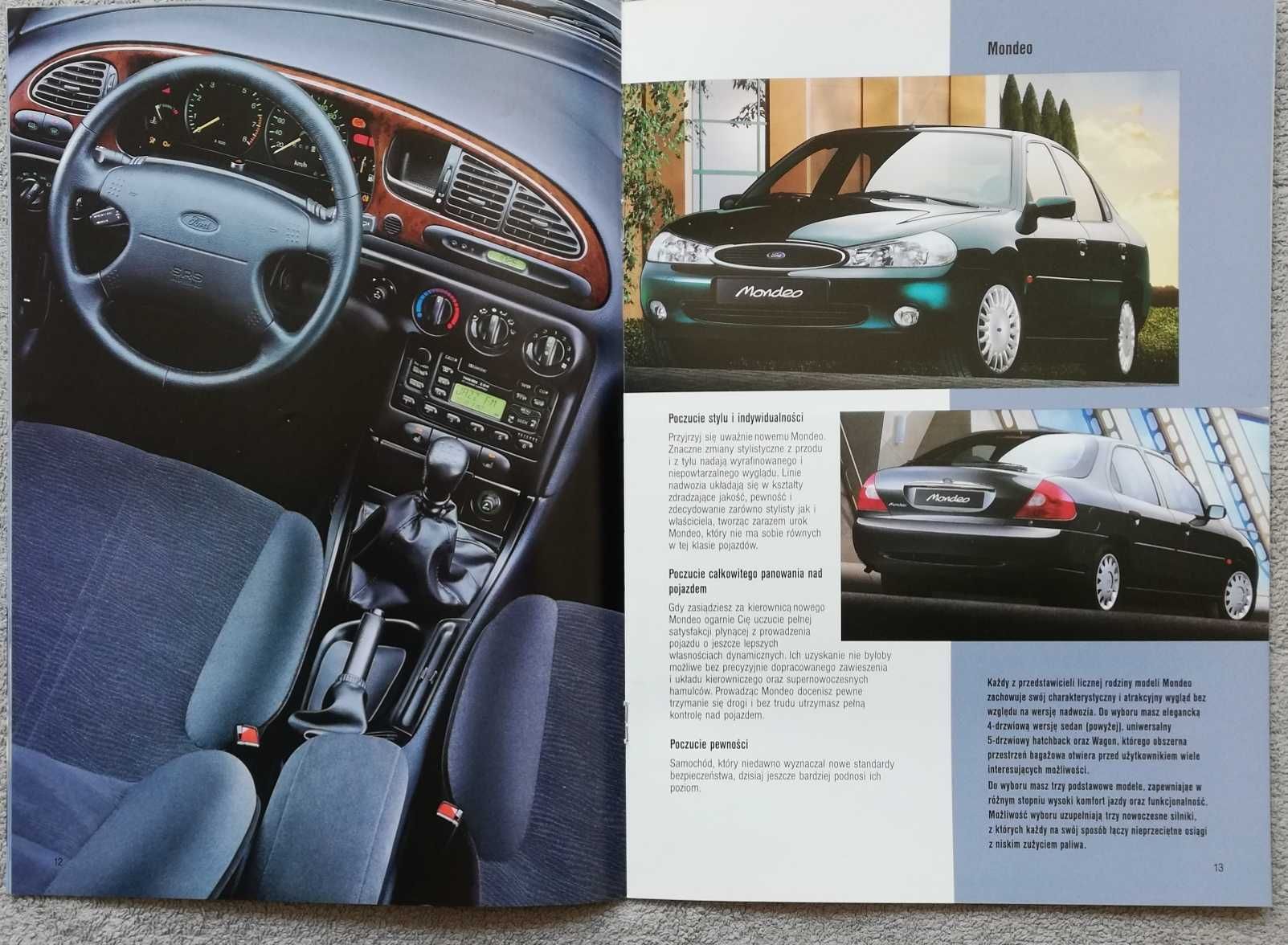 Prospekt Ford modele 1997