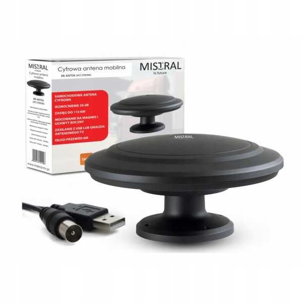 Nowa Antena samochodowa TV MI-ANT04 Mistral kamper