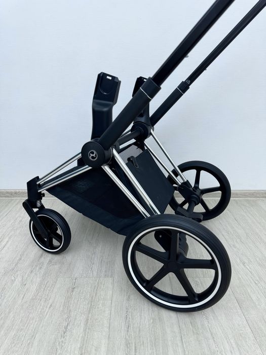 Cybex Priam 4.0 Chrome&Leaf Green коляска Сайбекс люлька та шасі
