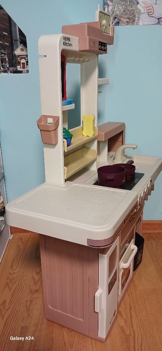 Велика дитяча іграшкова кухня з парою водою світлом та звуком 93см