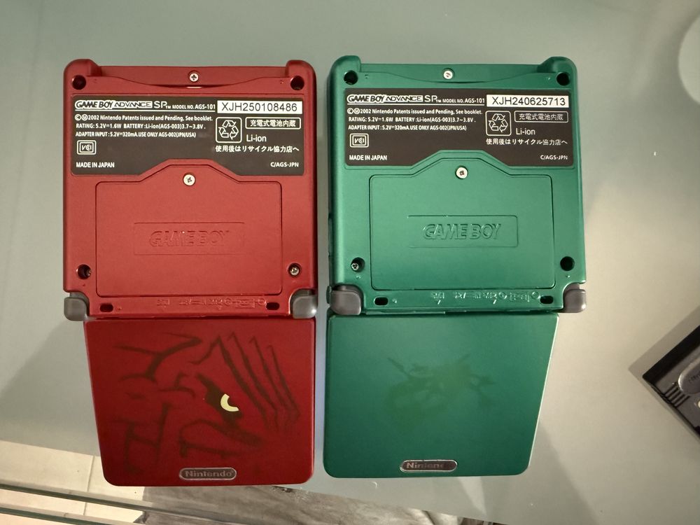 Lote de gameboys advance sp e pocket