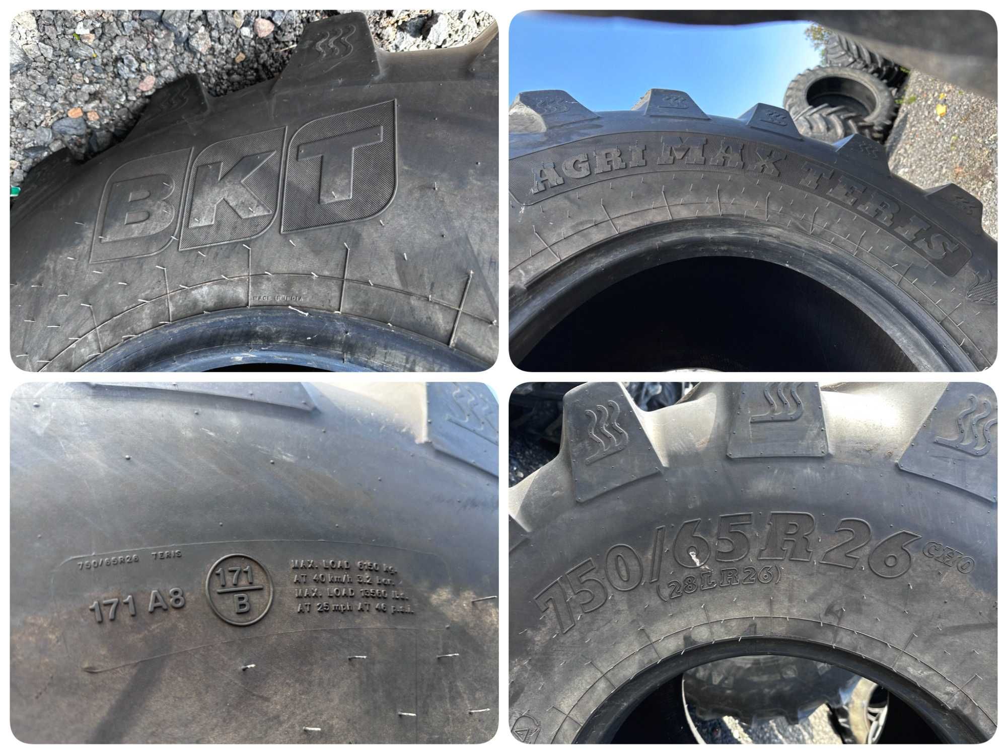 OPONA ROLNICZA 750/65R26 750/65-26 28LR26 28R26, 28-26 28X26 BKT (90%)