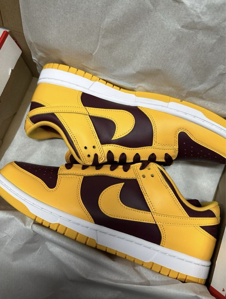 Оригінал кросівки Nike Dunk Low Arizona State Найк данки жовті Арізона