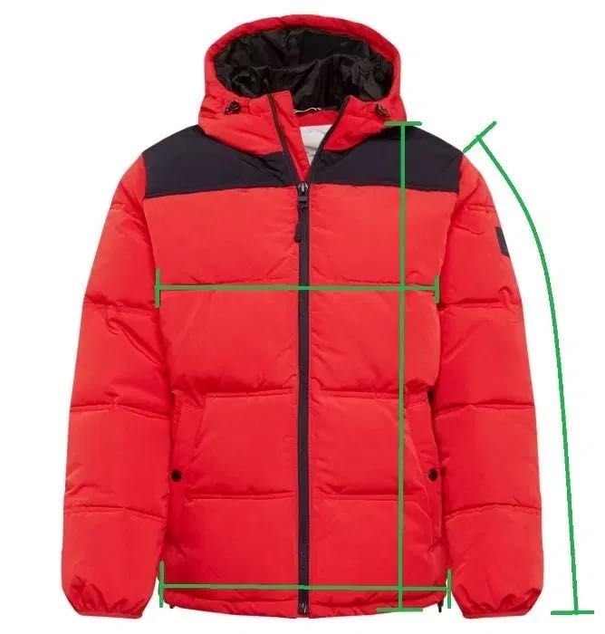 Kurtka puchowa ESPRIT - puffer jacket - czerwona - NOWA