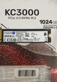 Dysk SSD M2 2280 PCIE NVME 4.0 x4 Kingston  KC3000 1TB