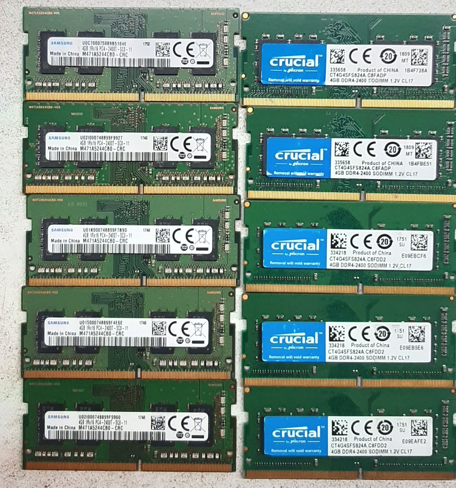 Оперативная память ОЗУ DDR4 4g 2400