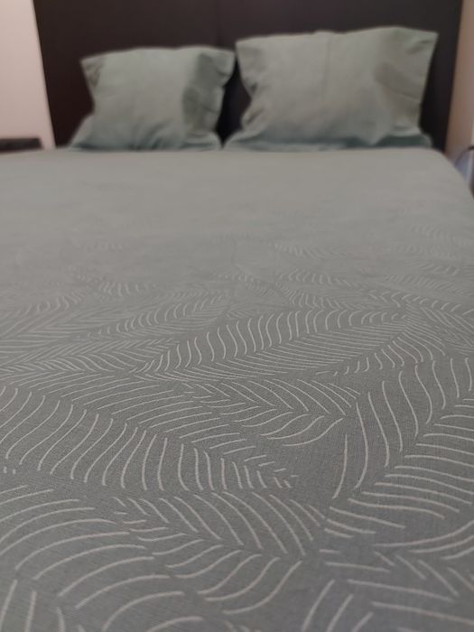 Capa de edredão e almofadas