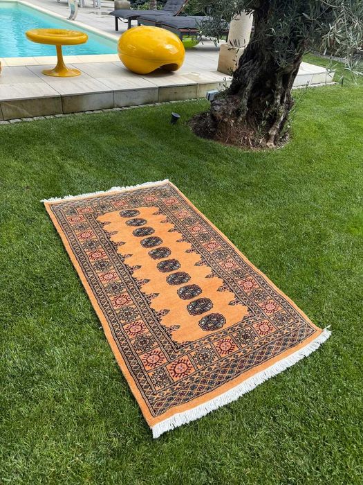 Nowy Dywan Ręcznie Tkany Kaszmirowy Pakistan Buchara 170x95 gal. 6 tyś