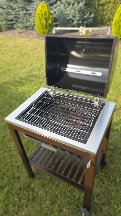 IKEA ÄPPLARÖ zestaw stół, krzesła, grill.