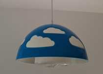 Śliczna lampa dziecięca Ikea chmurka Skojig