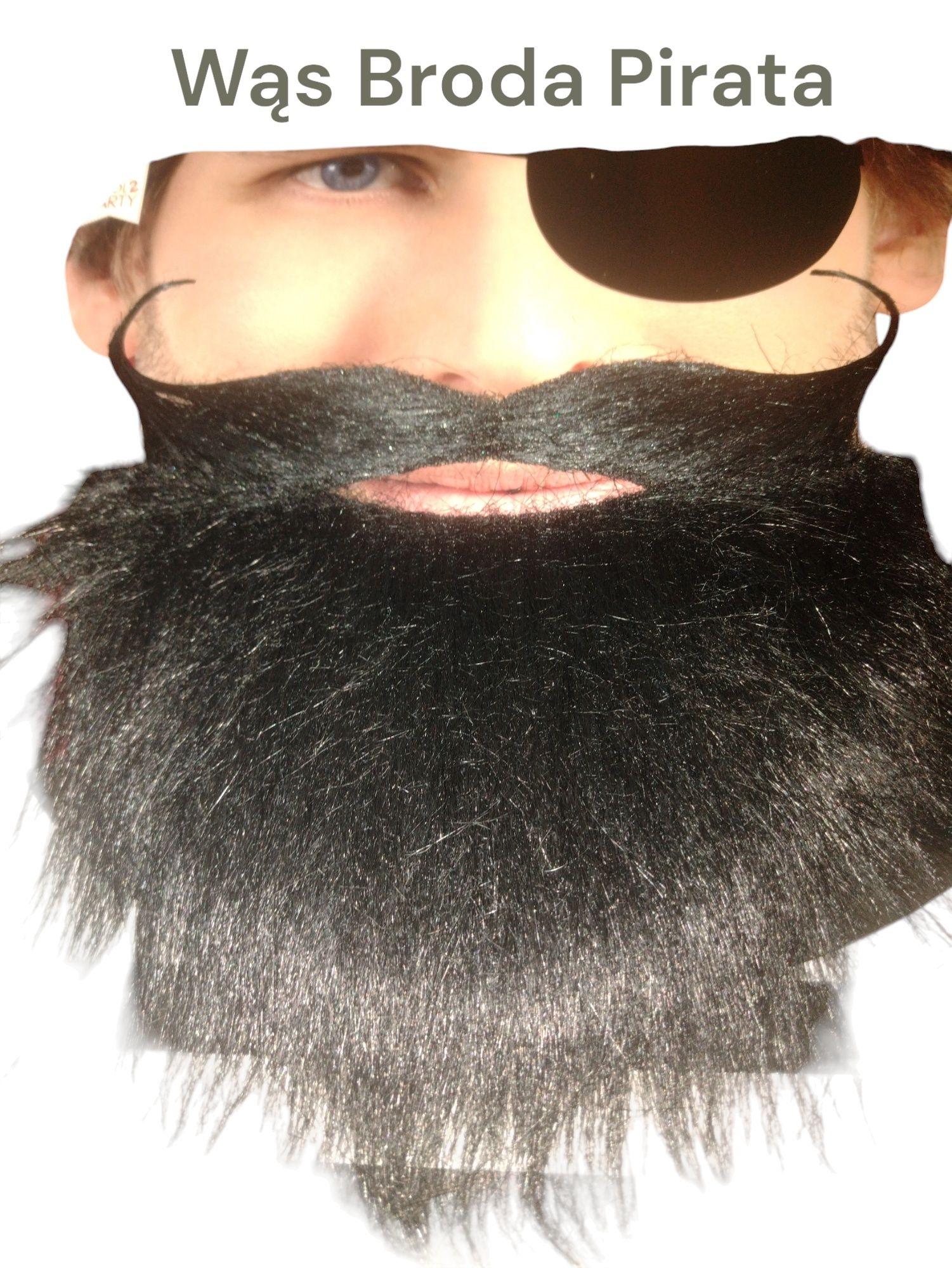 Dodatki do kostiumu Pirata  i nie tylko Wąsy Broda