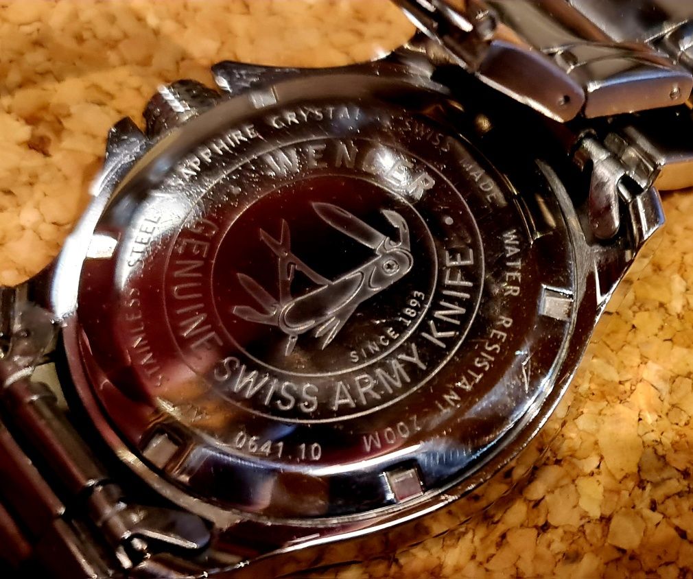 Wenger Seaforce Black Diver szwajcarski zegarek