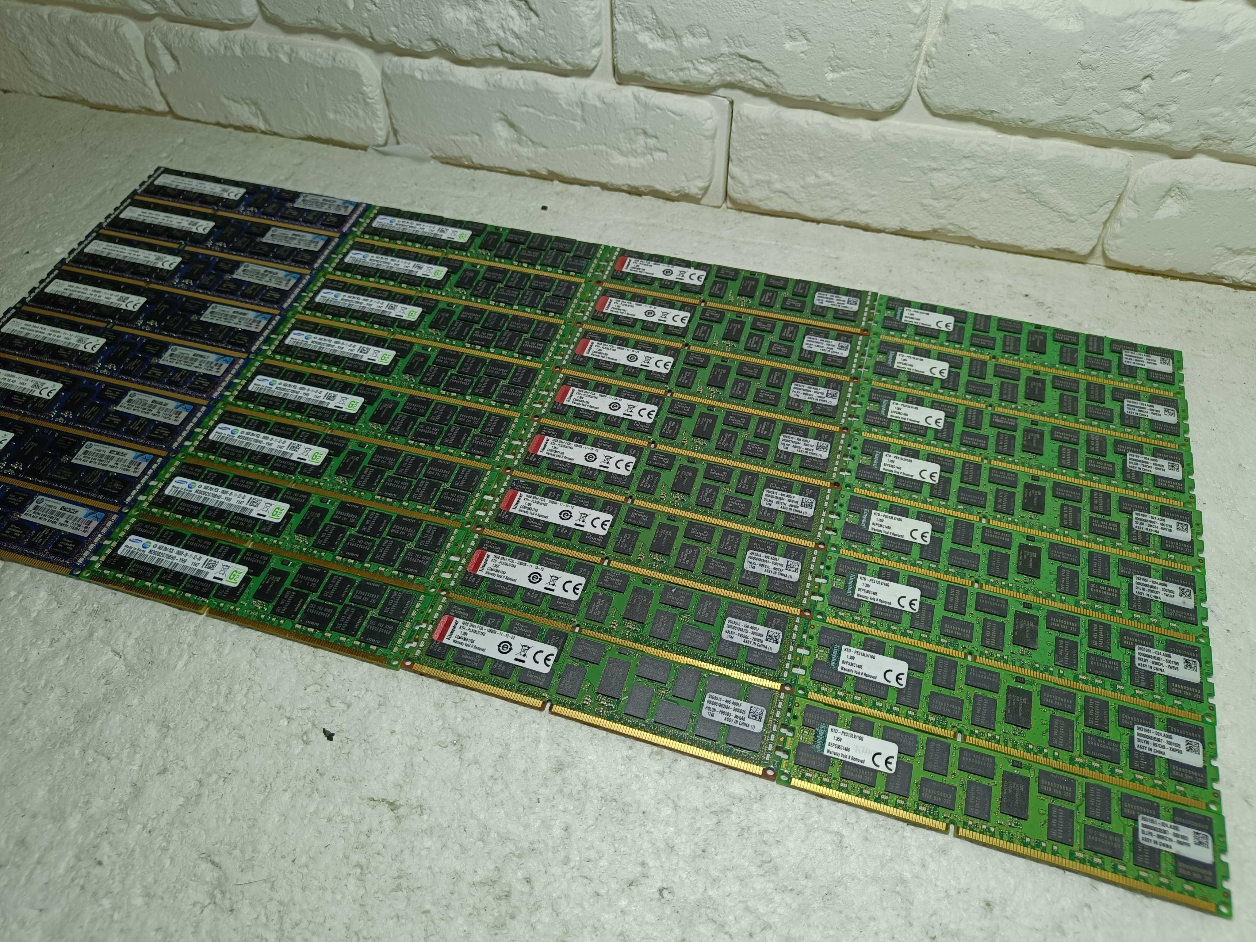 СЕРВЕРНА оперативна память DDR3 16GB 8GB ECC REG Samsung Hynix 1600MHz