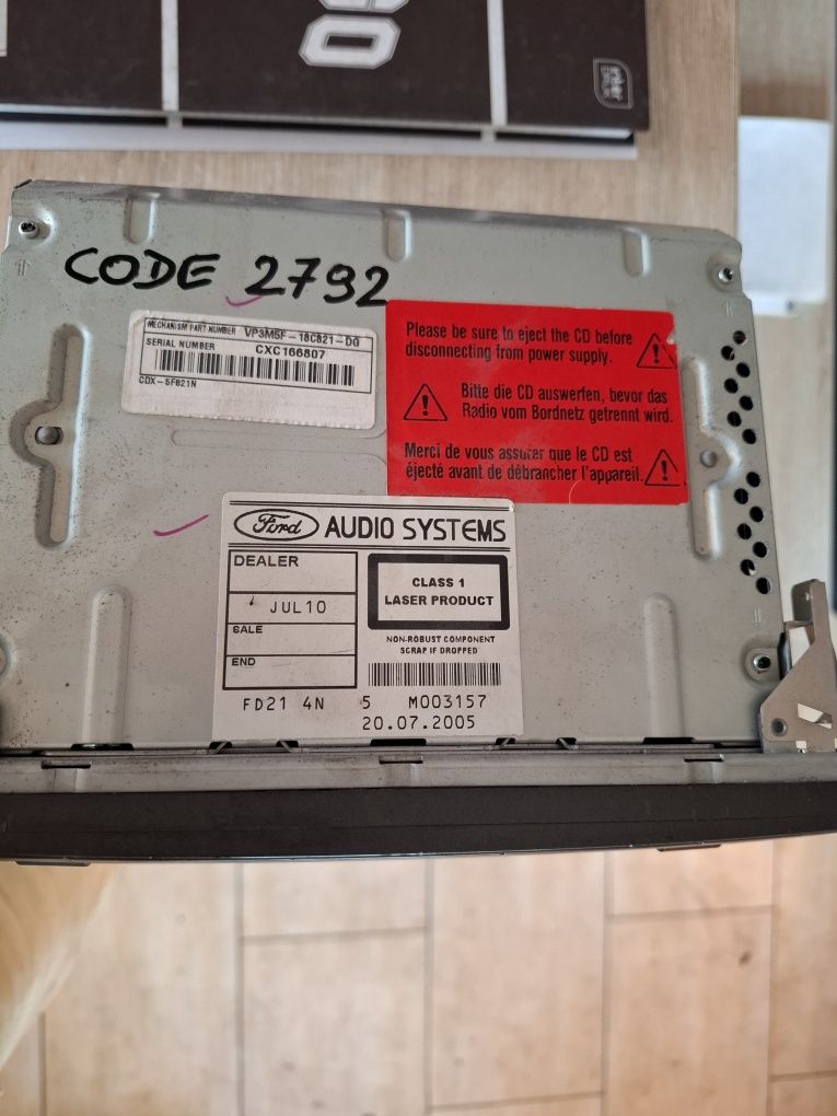 Ford Focus MK2 Radio Navi Telefon VP3M5F-18C821-DQ