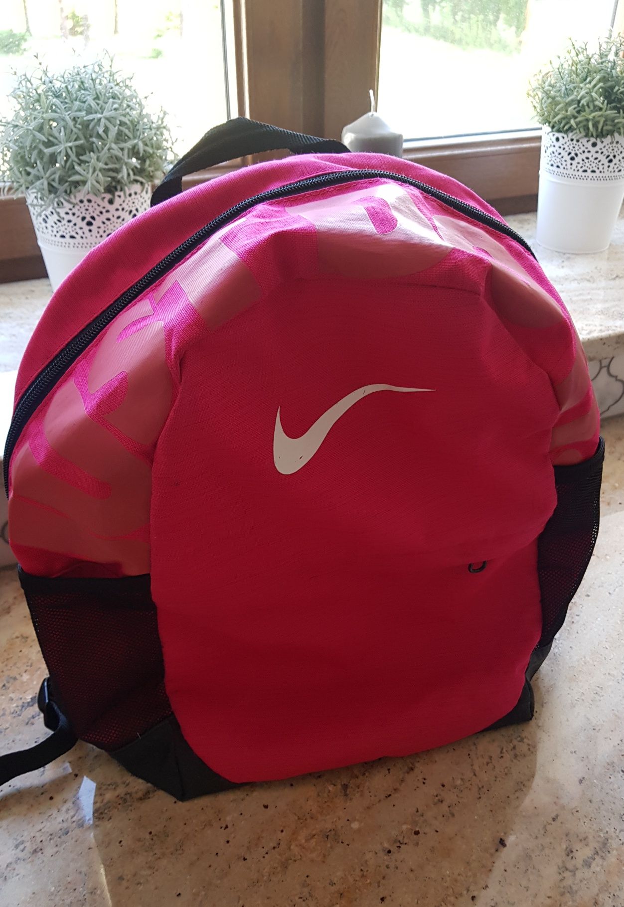 Plecak Nike duży śliczny różowy