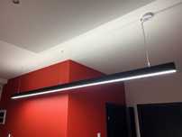 Listwa wiszaca led lampa pozioma długa 281cm
