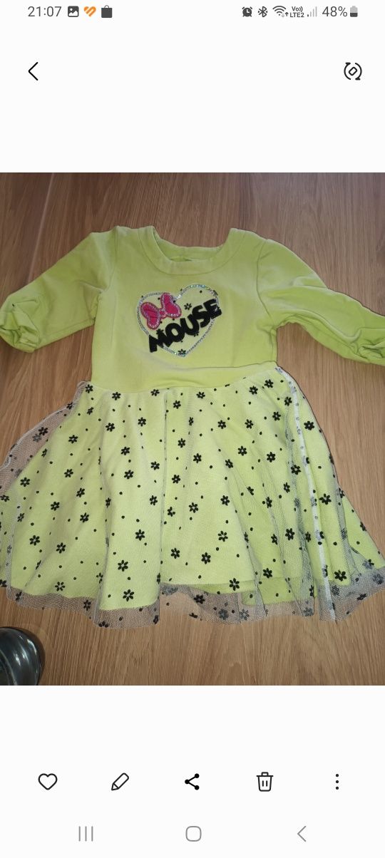 Sukienka minnie mause na 18mcy