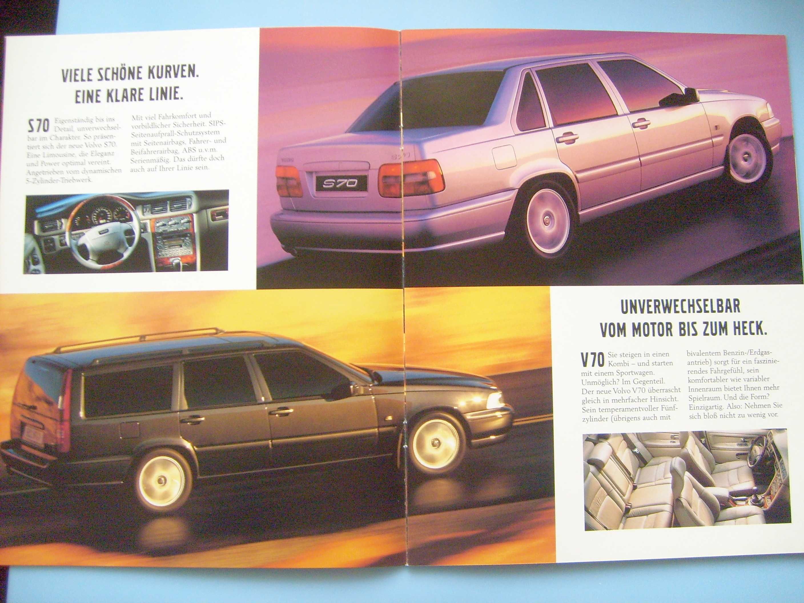 VOLVO Program 1998 - S40 S70 C70 S90 940 - prospekt stan BDB
