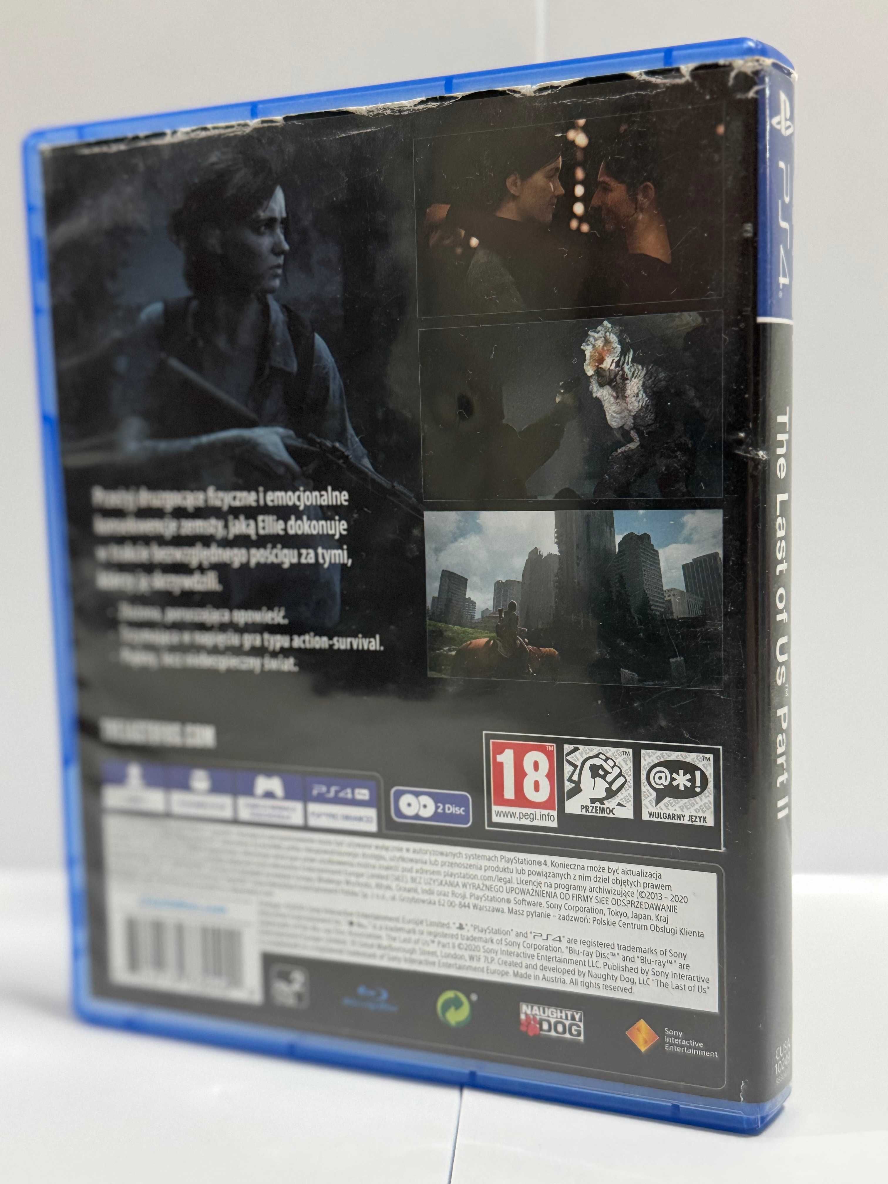 Gra The last of us Part II na PS4 Playstation 4, POLSKA wers, db stan!