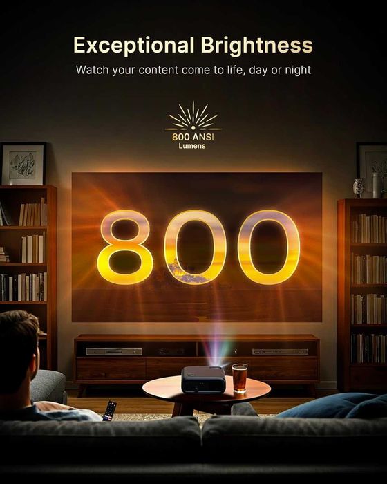 Projektor zewnętrzny NexiGo PJ40 Ultra Licencja Netflix