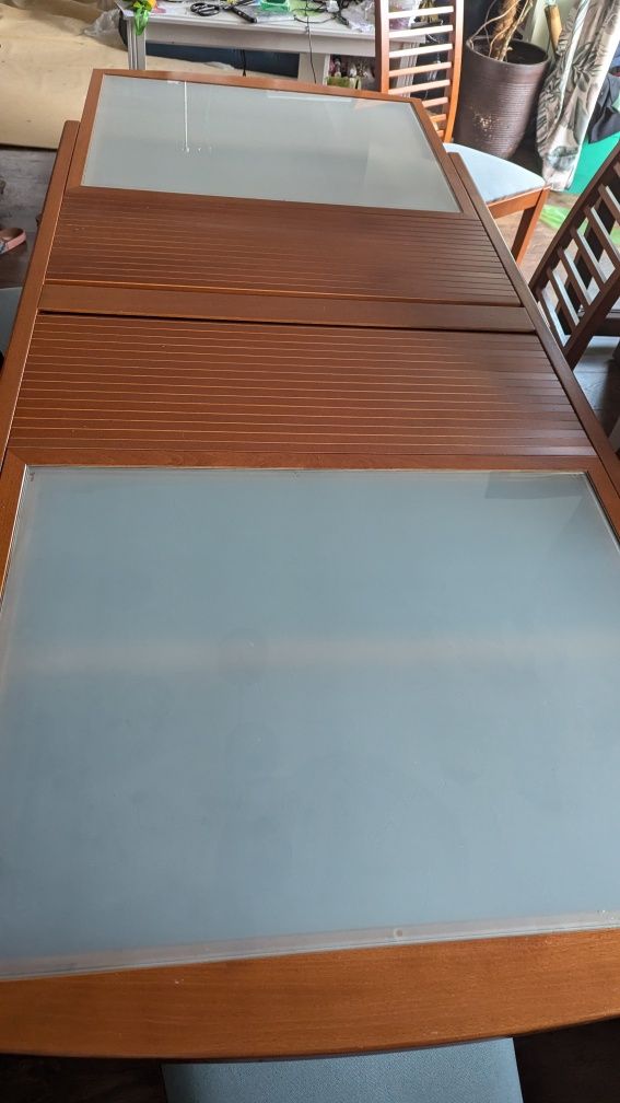 Stół rozkładany 80x135/200cm i 6 krzeseł