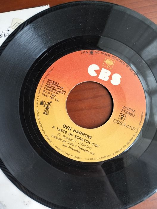 Disco de vinil single Den Harrow