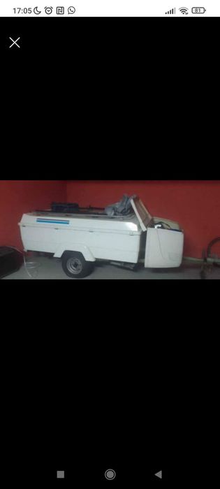 Atrelado tenda para família