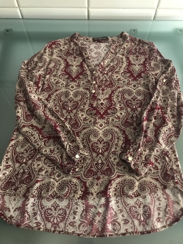 Blusa estampada tam S