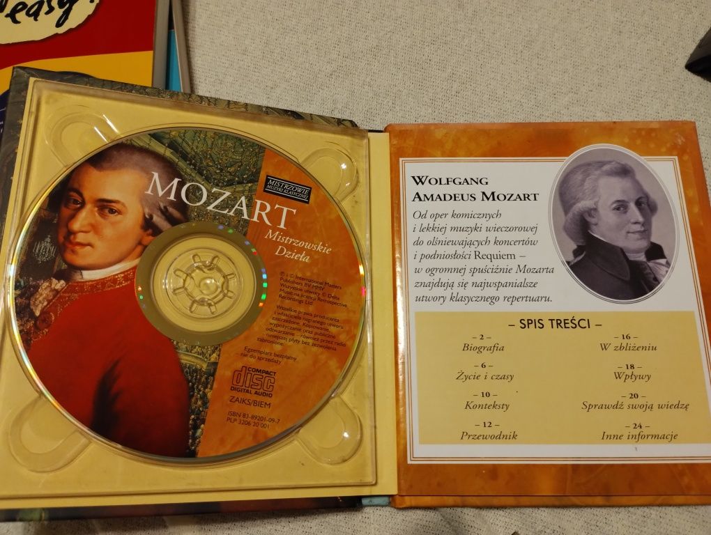 Mozart mistrzowskie dzieła  - płyta