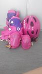 Patins/capacete,joelheiras e cotoveleiras